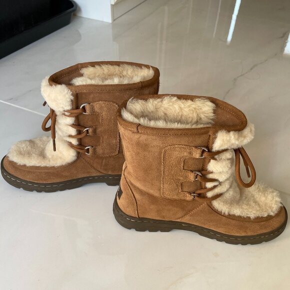 UGG Mukluk Revival Chestnut Boots - Women's SZ 6 - Picture 4 of 11